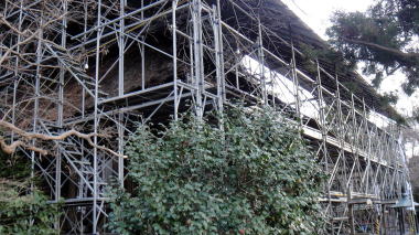 杉本寺補修中