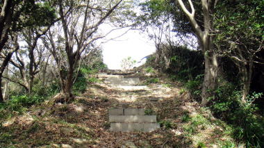 駐車場への山道3