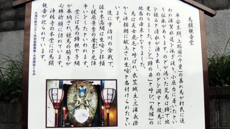 浄林寺馬頭観音堂案内図