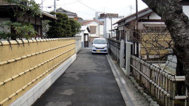 満昌寺の小路