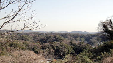 長谷配水池からの眺め