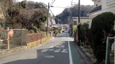 極楽寺への道