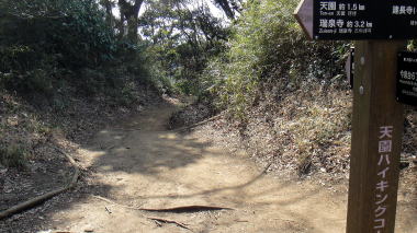 覚園寺分岐