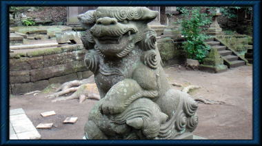 熊野神社(大船)の狛犬阿形